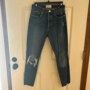 We The Free Women’s Jeans - Ripped High Rise Jeans.